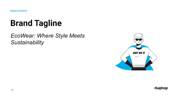 EkoWear Brand Tagline: Where Style Meets Sustainability