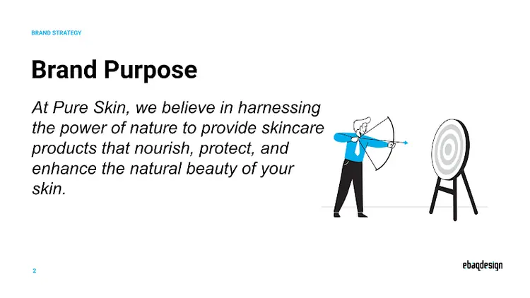 Pure Skin Brand Purpose: harnessing the power of nature to provide skincare products that nourish, protect, and enhance natural beauty