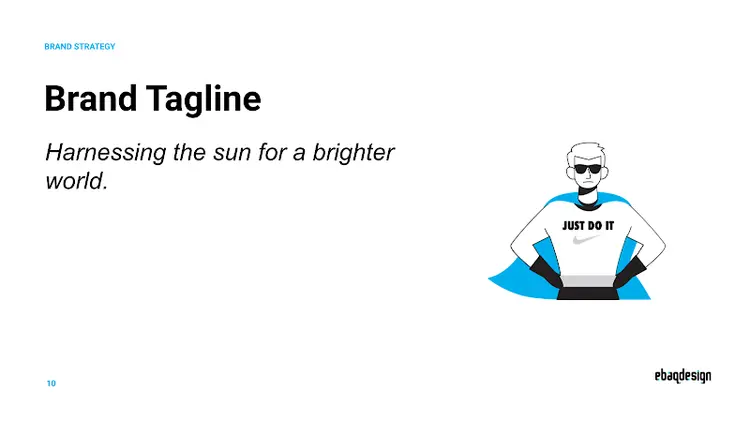 Solar Bright Brand Tagline: Harnessing the sun for a brighter world